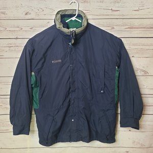 Vintage Columbia Mens Longs Peak Blue/ green SZ XL